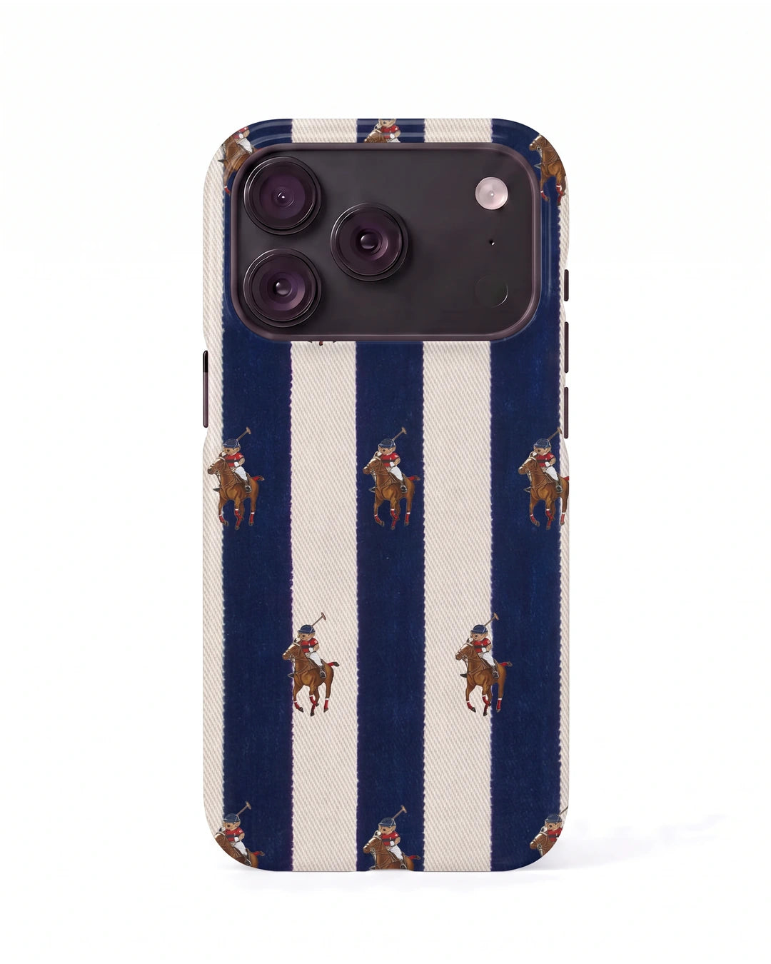 Navy Polo Stripe Case