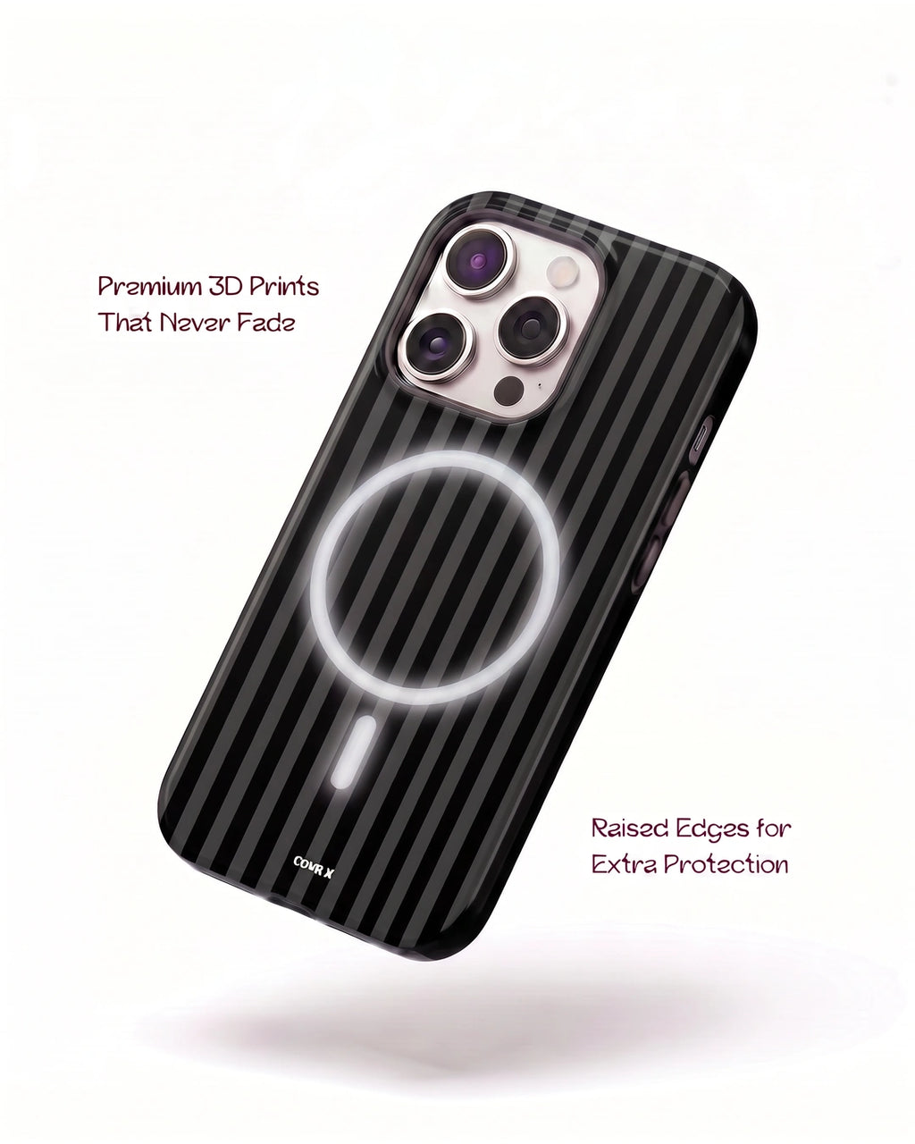Charcoal Pinstripe Case