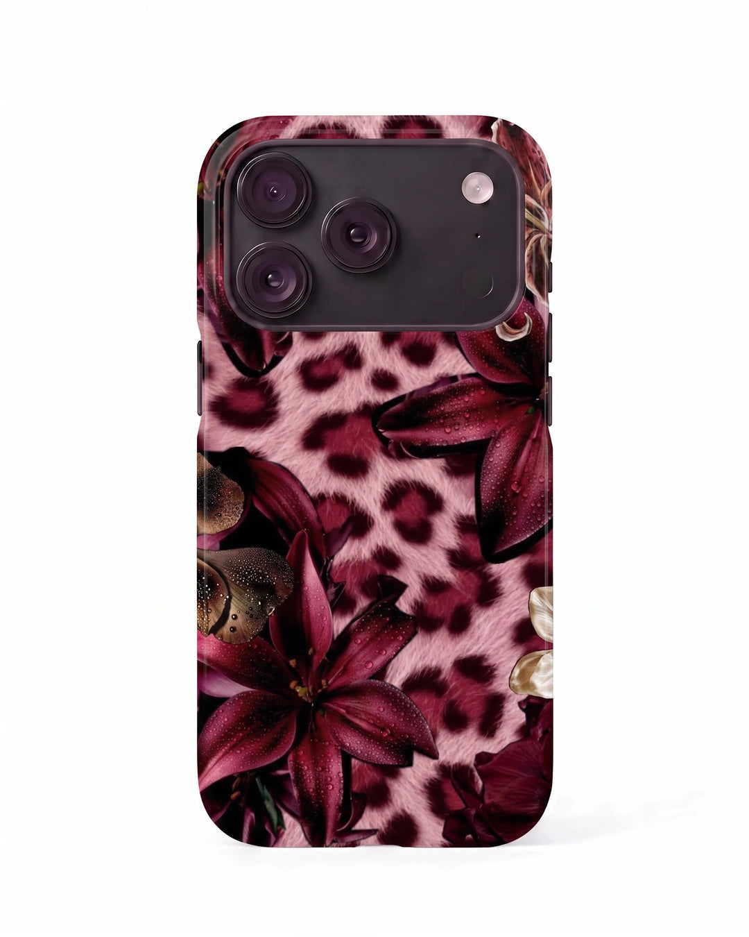 Burgundy Wildflower Case