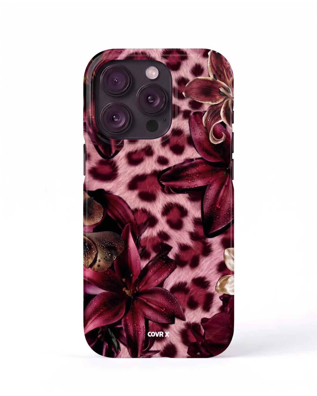 Burgundy Wildflower Case
