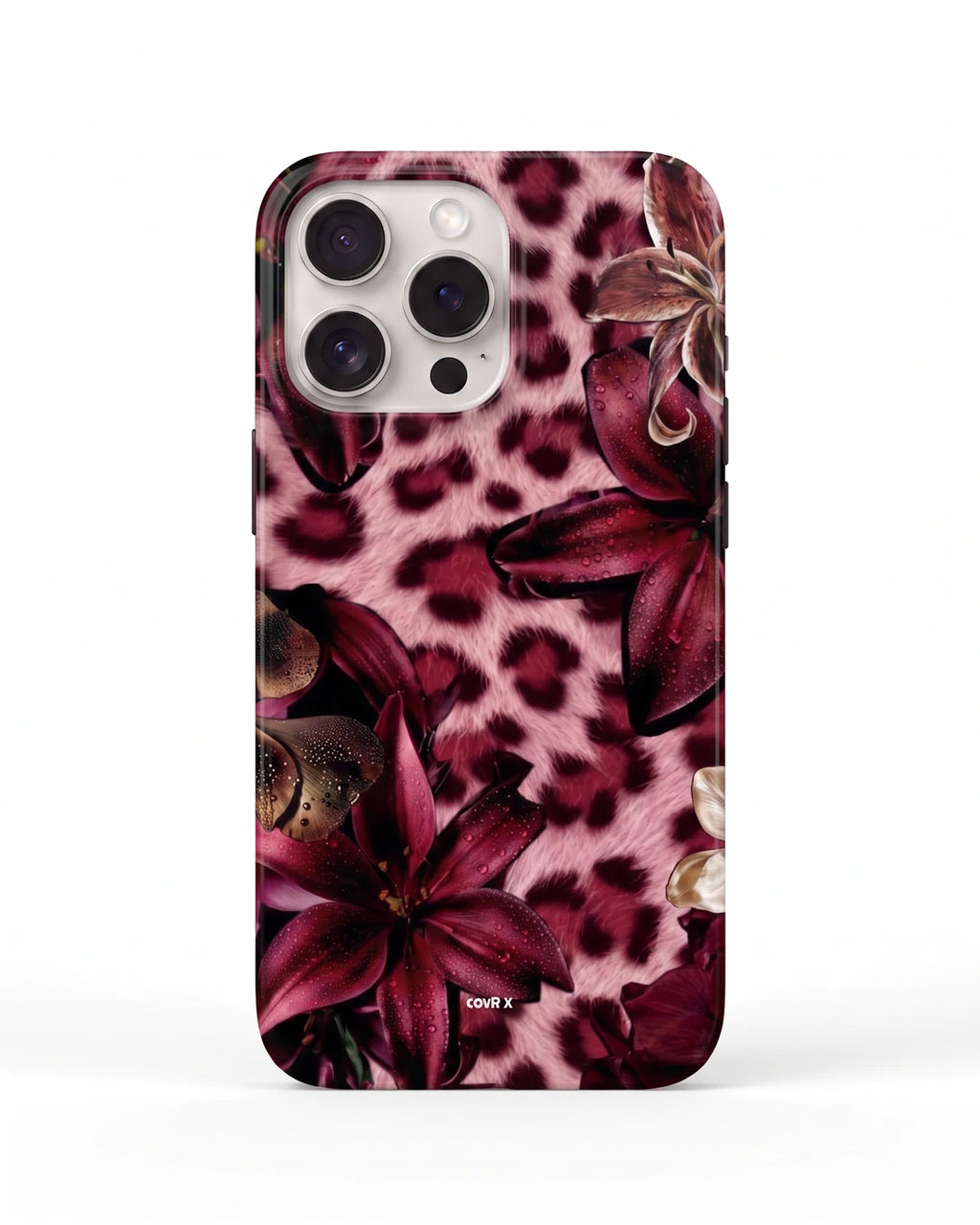 Burgundy Wildflower Case