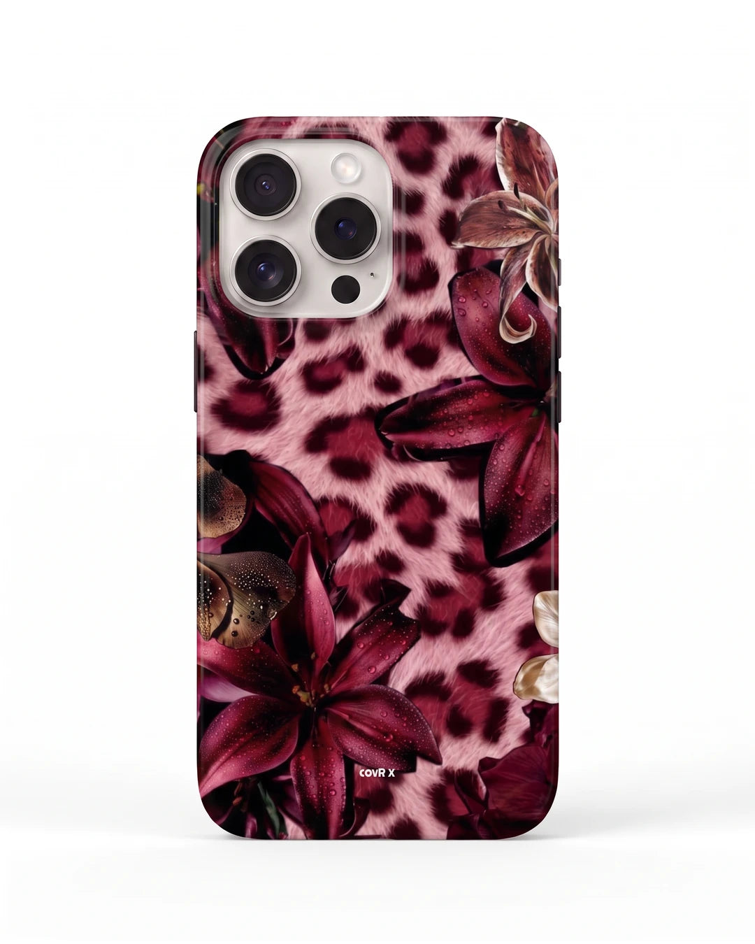 Burgundy Wildflower Case