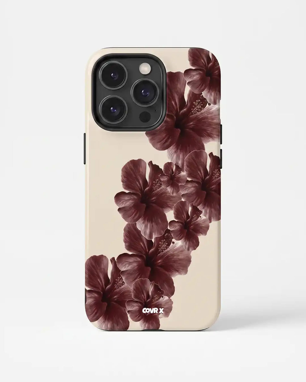 Burgundy Flower Case