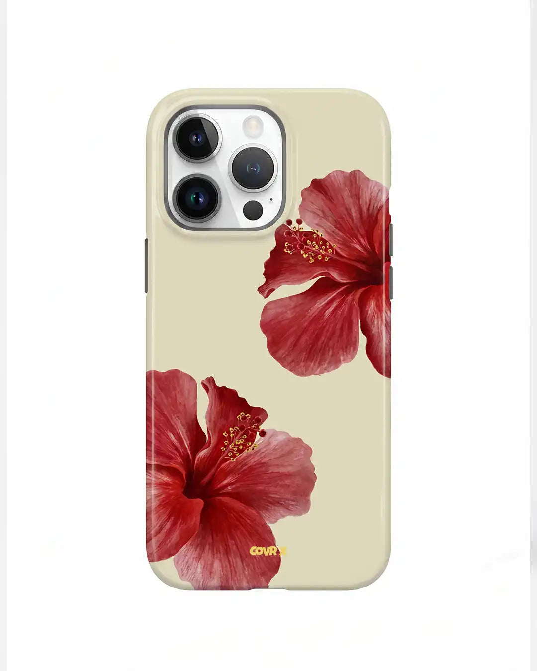 Red Hibiscus Flower Case