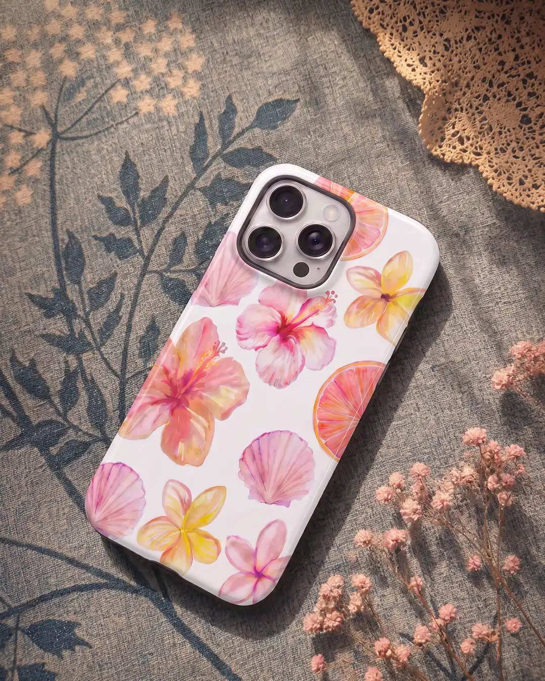 Tropical Flower Case