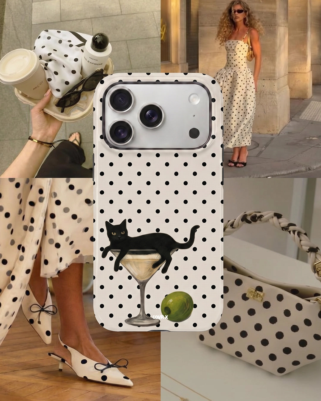 Polka Dots Cat Case